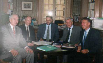 In the office of the rector of Sorbonne, October 4, 2000